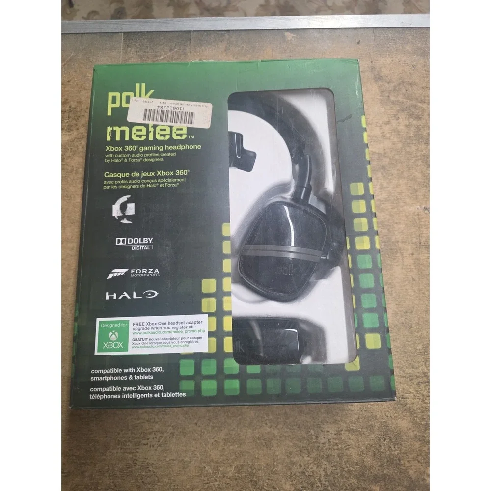 Polk Melee Xbox 360 Gaming Headphone - By Halo & Forza Black